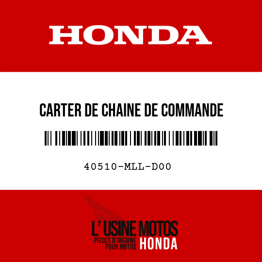 image de 40510-MLL-D00 CARTER DE CHAINE DE COMMANDE