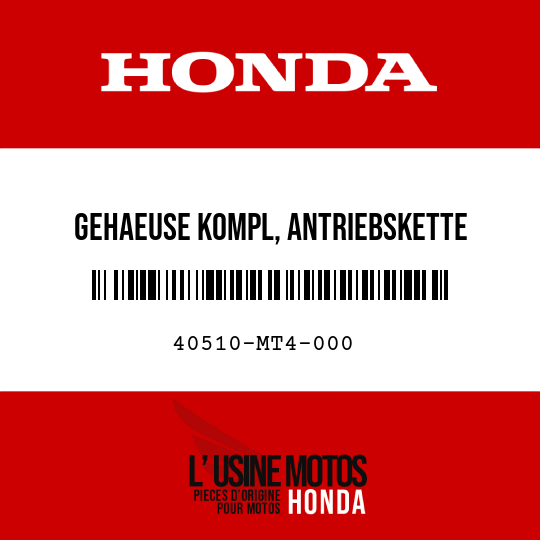 image de 40510-MT4-000 GEHAEUSE KOMPL, ANTRIEBSKETTE