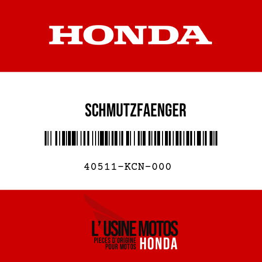image de 40511-KCN-000 SCHMUTZFAENGER