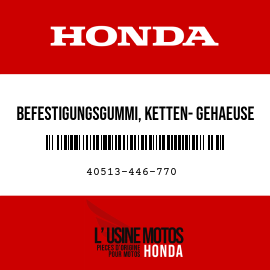 image de 40513-446-770 BEFESTIGUNGSGUMMI, KETTEN- GEHAEUSE