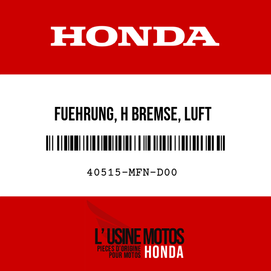 image de 40515-MFN-D00 FUEHRUNG, H BREMSE, LUFT