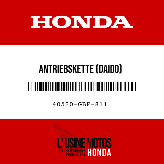 image de 40530-GBF-811 ANTRIEBSKETTE (DAIDO) (DID420MBK1-126RB)