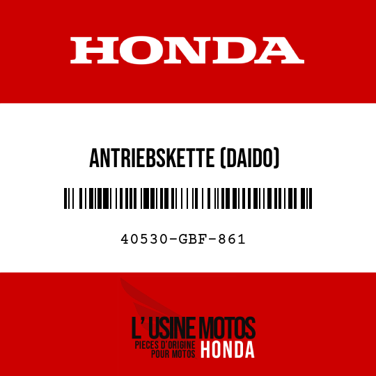 image de 40530-GBF-861 ANTRIEBSKETTE (DAIDO) (DID420MBK1-124RB)