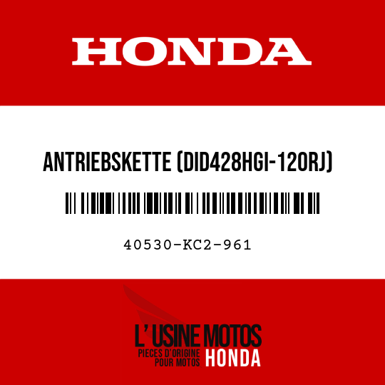 image de 40530-KC2-961 ANTRIEBSKETTE (DID428HGI-120RJ)