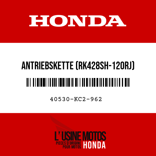image de 40530-KC2-962 ANTRIEBSKETTE (RK428SH-120RJ)