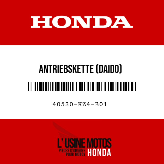 image de 40530-KZ4-B01 ANTRIEBSKETTE (DAIDO) (DID520DM-112RB)