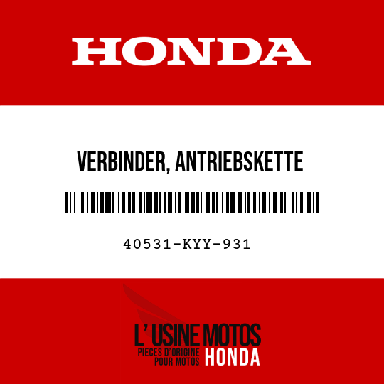 image de 40531-KYY-931 VERBINDER, ANTRIEBSKETTE