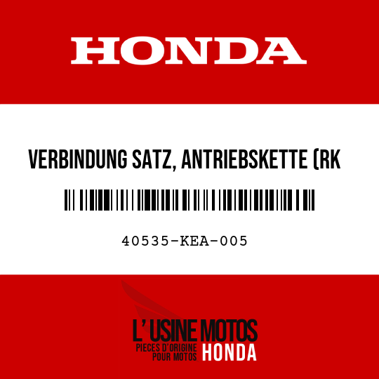 image de 40535-KEA-005 VERBINDUNG SATZ, ANTRIEBSKETTE (RK EXCEL)