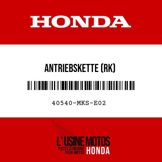 image de 40540-MKS-E02 ANTRIEBSKETTE (RK) (RK525MRO-130-LJFZ)