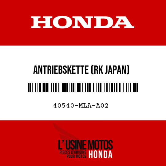 image de 40540-MLA-A02 ANTRIEBSKETTE (RK JAPAN) (RKBP525MRO-120LJFZ)