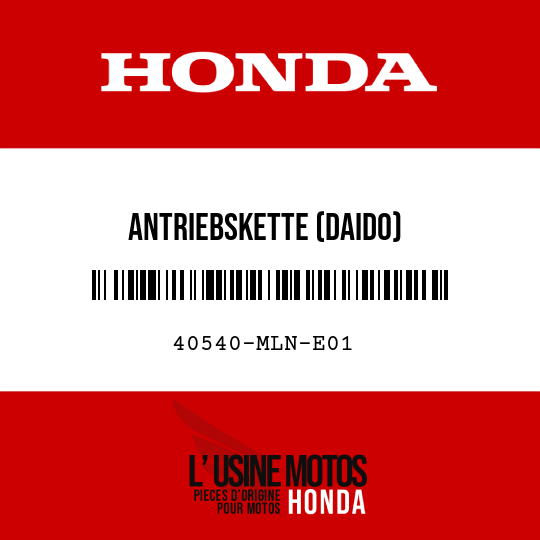 image de 40540-MLN-E01 ANTRIEBSKETTE (DAIDO) (DID525HV3KAI-130ZH) (STANDARD LINK 124L)