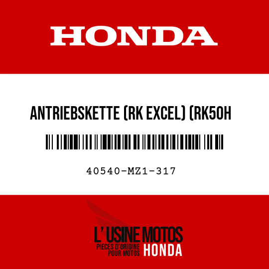 image de 40540-MZ1-317 ANTRIEBSKETTE (RK EXCEL) (RK50H FOZ5-120LJFZ)