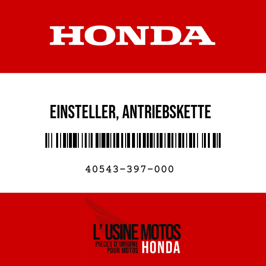 image de 40543-397-000 EINSTELLER, ANTRIEBSKETTE