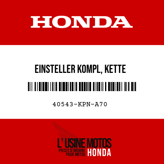 image de 40543-KPN-A70 EINSTELLER KOMPL, KETTE