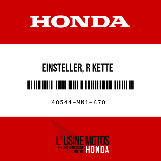 image de 40544-MN1-670 EINSTELLER, R KETTE