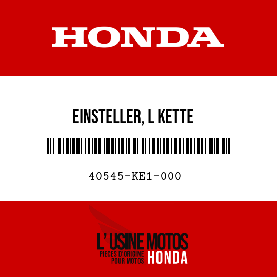 image de 40545-KE1-000 EINSTELLER, L KETTE