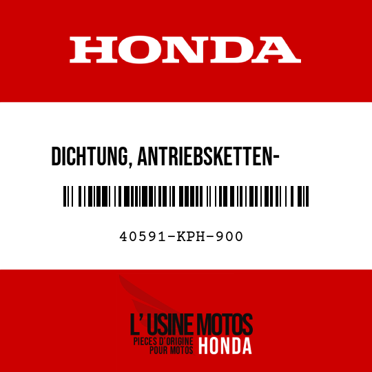 image de 40591-KPH-900 DICHTUNG, ANTRIEBSKETTEN-     SCHUTZGEHAEUSE