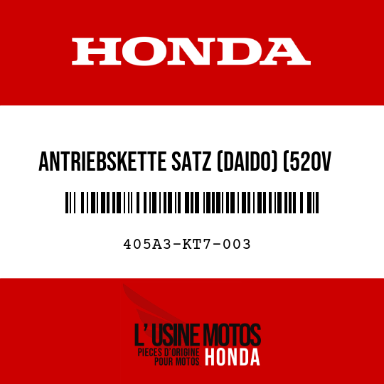 image de 405A3-KT7-003 ANTRIEBSKETTE SATZ (DAIDO) (520V 4-108L)