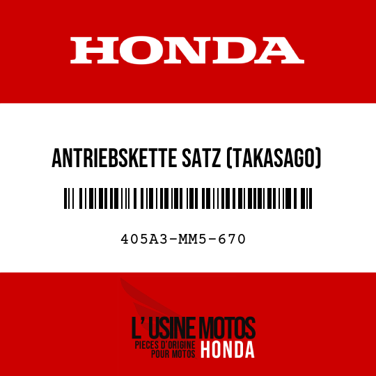 image de 405A3-MM5-670 ANTRIEBSKETTE SATZ (TAKASAGO) (RK50LF0X114LE)