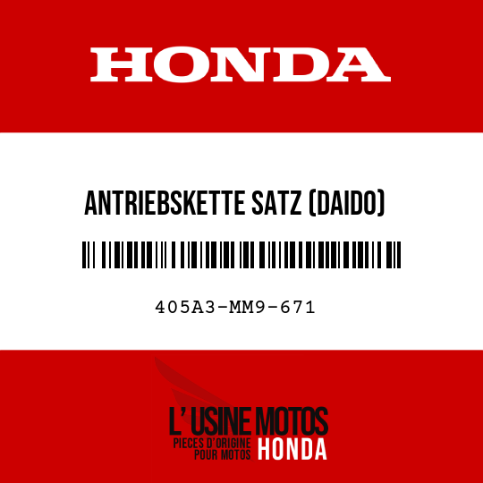 image de 405A3-MM9-671 ANTRIEBSKETTE SATZ (DAIDO) (DID525V8-118LE)