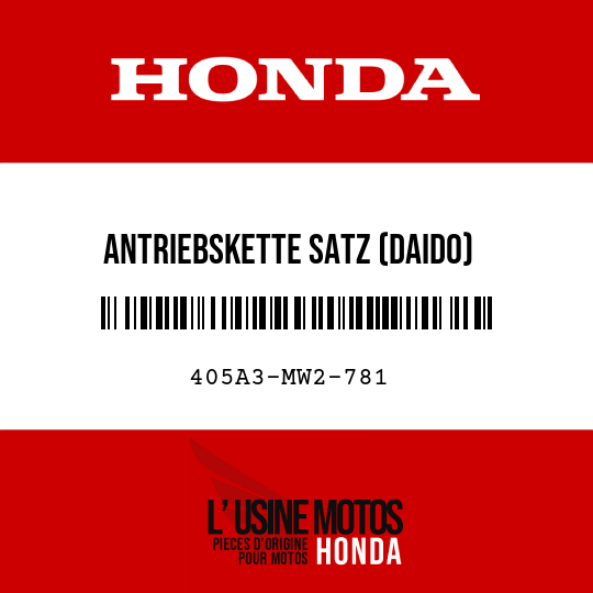 image de 405A3-MW2-781 ANTRIEBSKETTE SATZ (DAIDO) (DID520V4-110LE)