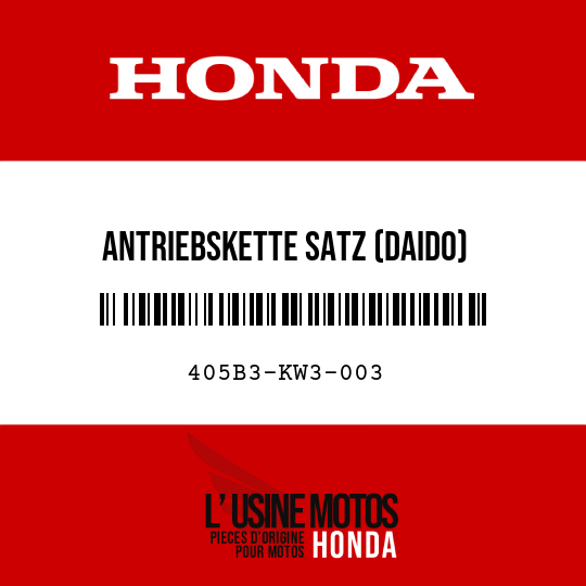 image de 405B3-KW3-003 ANTRIEBSKETTE SATZ (DAIDO) (DID520VC7-102L)