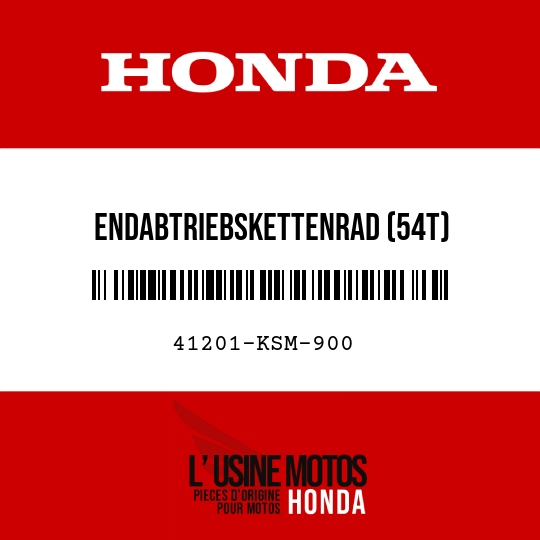 image de 41201-KSM-900 ENDABTRIEBSKETTENRAD (54T)