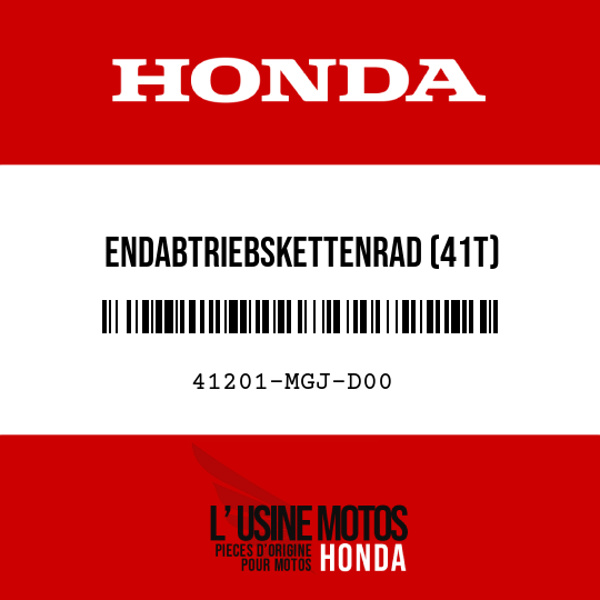 image de 41201-MGJ-D00 ENDABTRIEBSKETTENRAD (41T)