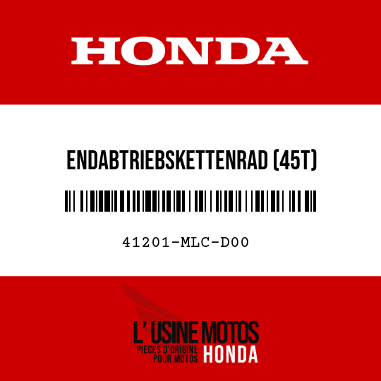 image de 41201-MLC-D00 ENDABTRIEBSKETTENRAD (45T)