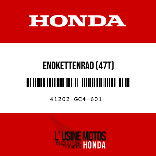 image de 41202-GC4-601 ENDKETTENRAD (47T)