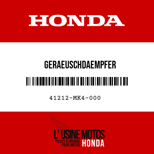 image de 41212-MK4-000 GERAEUSCHDAEMPFER