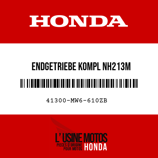 image de 41300-MW6-610ZB ENDGETRIEBE KOMPL NH213M 