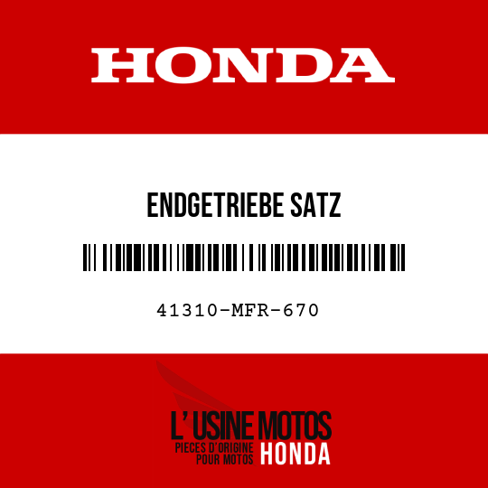 image de 41310-MFR-670 ENDGETRIEBE SATZ