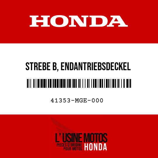 image de 41353-MGE-000 STREBE B, ENDANTRIEBSDECKEL