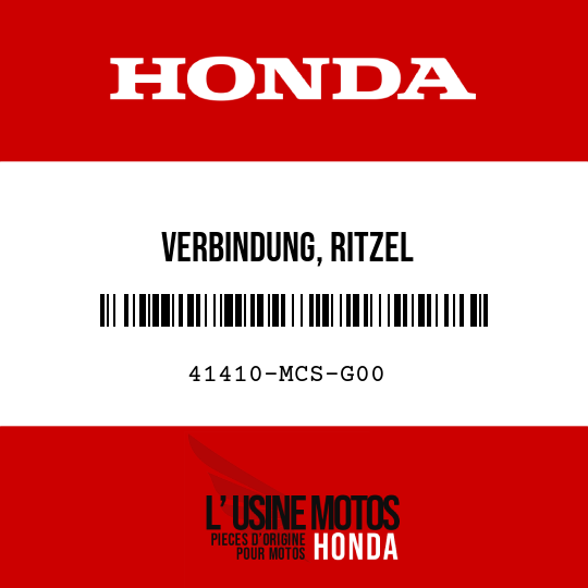 image de 41410-MCS-G00 VERBINDUNG, RITZEL