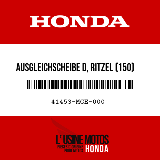 image de 41453-MGE-000 AUSGLEICHSCHEIBE D, RITZEL (150)