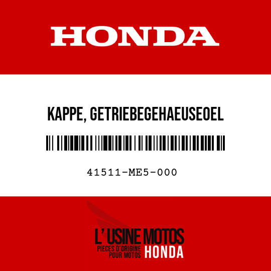 image de 41511-ME5-000 KAPPE, GETRIEBEGEHAEUSEOEL