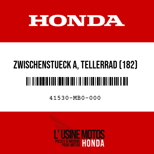 image de 41530-MB0-000 ZWISCHENSTUECK A, TELLERRAD (182)