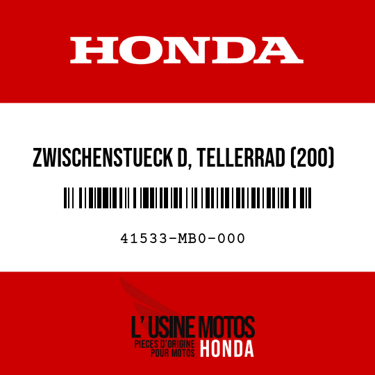 image de 41533-MB0-000 ZWISCHENSTUECK D, TELLERRAD (200)