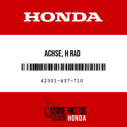 image de 42301-437-710 ACHSE, H RAD