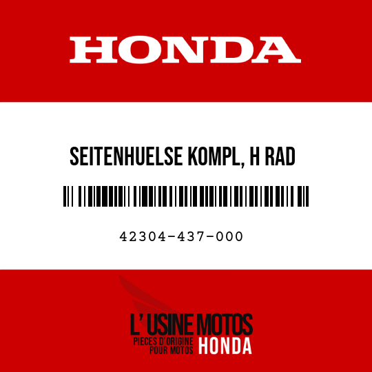 image de 42304-437-000 SEITENHUELSE KOMPL, H RAD
