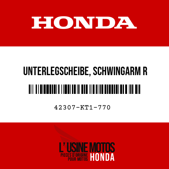 image de 42307-KT1-770 UNTERLEGSCHEIBE, SCHWINGARM R