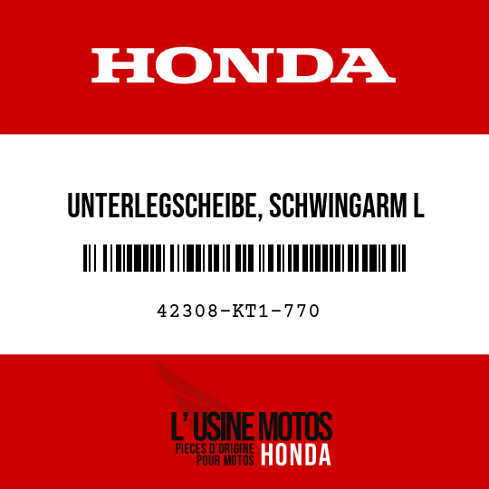 image de 42308-KT1-770 UNTERLEGSCHEIBE, SCHWINGARM L