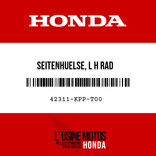 image de 42311-KPP-T00 SEITENHUELSE, L H RAD