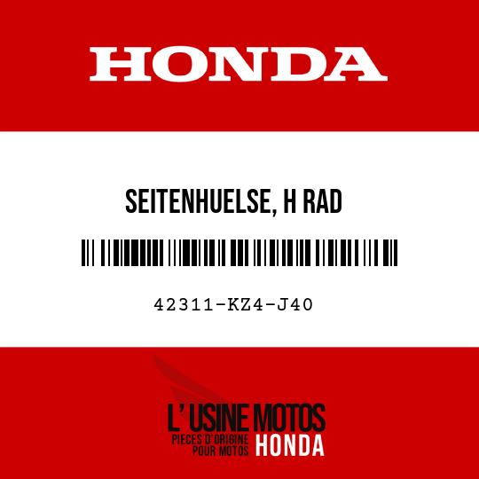 image de 42311-KZ4-J40 SEITENHUELSE, H RAD