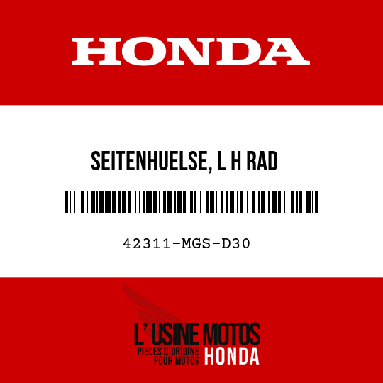 image de 42311-MGS-D30 SEITENHUELSE, L H RAD