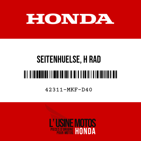 image de 42311-MKF-D40 SEITENHUELSE, H RAD