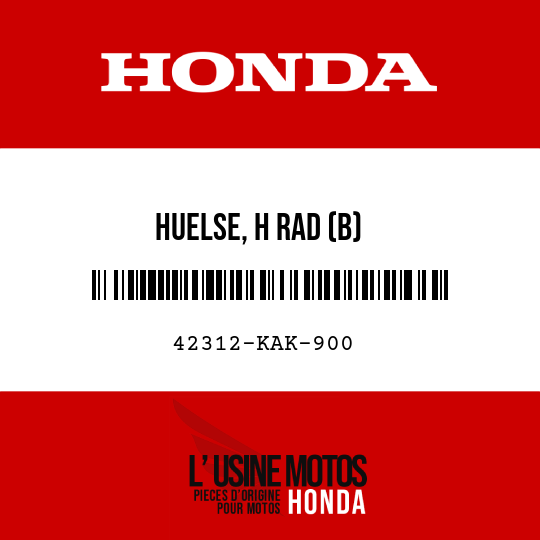 image de 42312-KAK-900 HUELSE, H RAD (B)