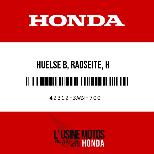 image de 42312-KWN-700 HUELSE B, RADSEITE, H