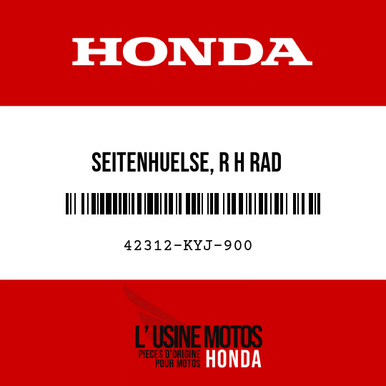 image de 42312-KYJ-900 SEITENHUELSE, R H RAD